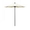 California Umbrella 7.5' Black Aluminum Market Patio Umbrella, Sunbrella Canvas 194061334478 - alternate 1